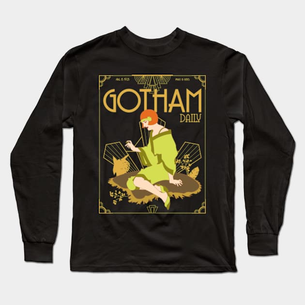 Gotham Daily: Aug 8 Long Sleeve T-Shirt by Plan8